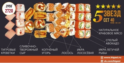 Сет 5 звёзд Сет 5 звёзд