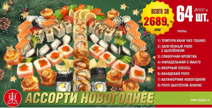 Ассорти Новогоднее (доставкой)